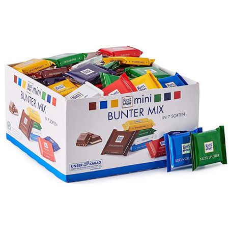 84er Pack Ritter Sport Mini Bunter Mix Schokobox ab 16,99€ (statt 23€)