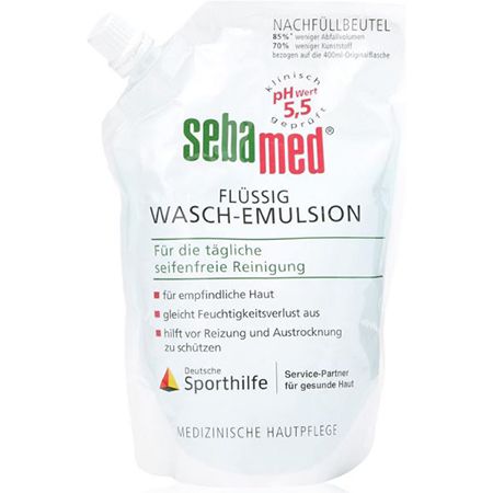 Sebamed Flüssig Wasch-Emulsion Nachfüllpack, 400ml ab 3,39€ (statt 4€)
