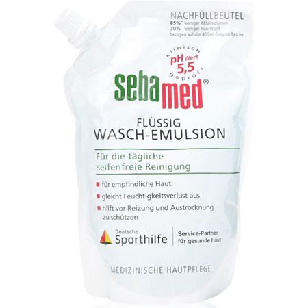 Sebamed Flüssig Wasch Emulsion Nachfüllpack, 400ml ab 2,88€ (statt 4€)