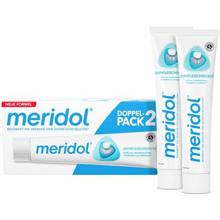 4 x 75ml meridol Zahnpasta mit antibakteriellem Effekt ab 9,81€ (statt 14€)