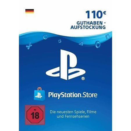 110€ Sony Playstation Guthaben Karte für 90,79€
