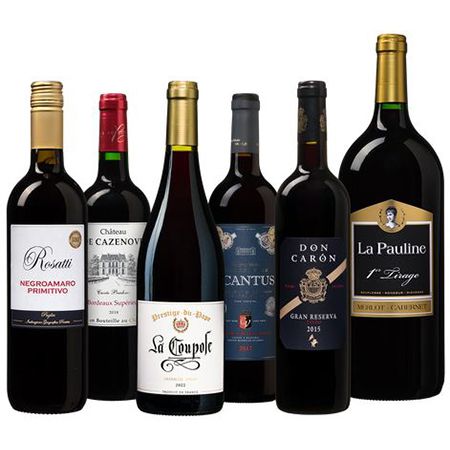 6 Flaschen Kennenlern-Rotwein Paket inkl. 1,5L Magnumflasche für 36,94€ (statt 57€)