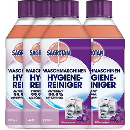 4x Sagrotan Waschmaschinen Hygiene Reiniger​ Blütenzauber ab 10,77€ (statt 16€)