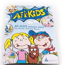 Gratis Kinderbroschüre: AFi-KiDS wissen mehr