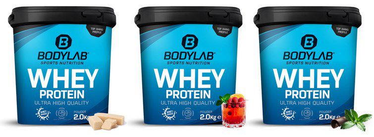 4kg Whey Protein + 1kg Kreatin + 12x60g Slim Bars für 84,98€ (statt 171€)