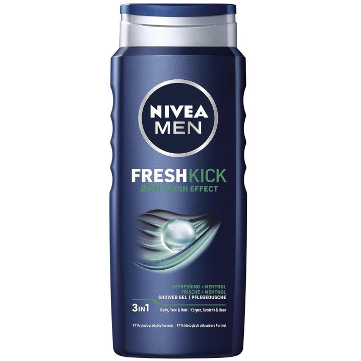 4x Nivea Men Fresh Kick Pflegedusche (500ml) für 7,23€ (statt 13€)