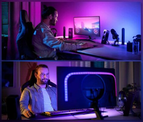 PHILIPS Hue Play Gradient PC 32/34” Lightstrip 2000   6500   116cm ab 111,98€ (statt 143€)