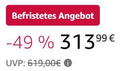 Schneider Rhodos Rondo Ampelschirm (Ø 350 cm) in Sand für 313,99€ (statt 449€)