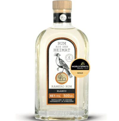 0,5 Liter Ramero Blanco weißer Rum mit 46% Alkohol für 23,31€ (statt 28€)