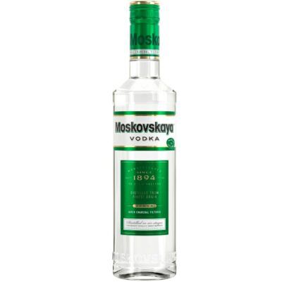 12x 0,5l Moskovskaya Premium Vodka 38% vol. für 85,49€ (statt 108€)