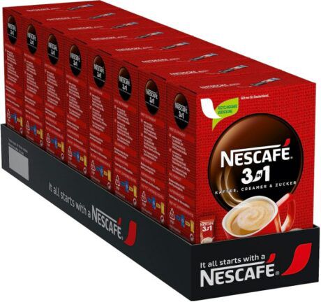 NESCAFÉ 3 in 1 Getränkepulver Sticks 8 x 10 Stück ab 14,35€ (statt 20€)