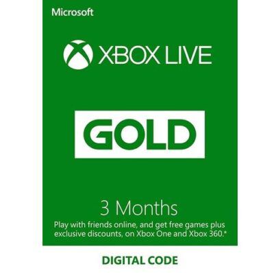 3 Monate Microsoft Xbox Live Gold Mitgliedschaft für 7,80€ (statt 11€)
