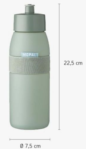 Mepal Sporttrinkflasche Ellipse (0,5l) für 5€ (statt 12)
