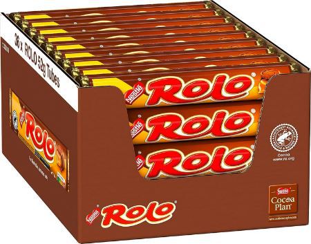 36er Pack Nestle Rolo Schoko Pralinen mit Karamell für 16,99€ (statt 26€)