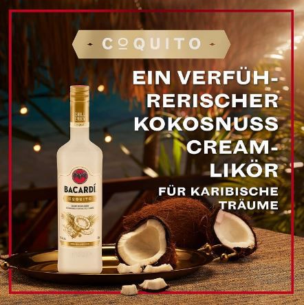 Bacardi Limited Edition Coquito Coconut Cream Liqueur für 11,50€ (statt 18€)