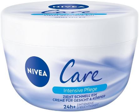 3x 400ml NIVEA Care Creme für Gesicht und Körper für 13,50€ (statt 17€)