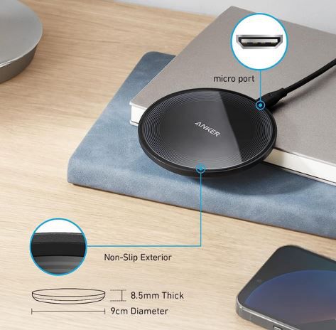 Anker 315 Wireless Charger Ladepad, 10W für 11,49€ (statt 15€)