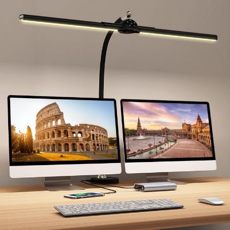 Megainvo LED Schreibtischlampe mit 24W, dimmbar für 29,99€ (statt 60€)