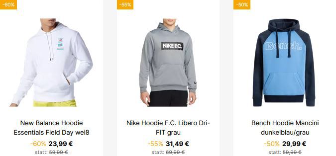 Geomix Mega Hoodie Sale mit mind. 60% Rabatt auf über 200 Hoodies