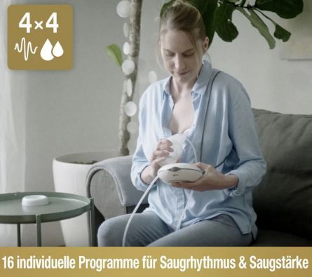 NUK Nature Sense Elektrische Doppelmilchpumpe für 129€ (statt 144€)