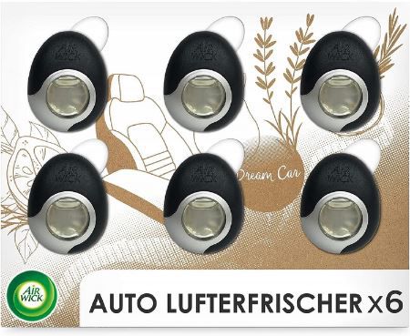 6er Pack Air Wick Auto Lufterfrischer   Holz & Leder ab 10,19€ (statt 18€)