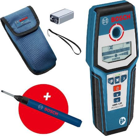 Bosch Professional GMS 120 Digitales Ortungsgerät + Marker für 78,99€ (statt 94€)