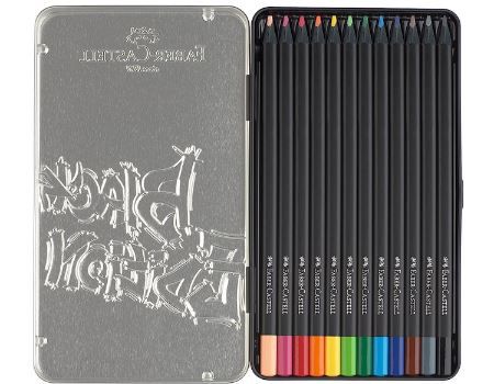 Faber Castell Blackwood Buntstifte, Black Edition, 12er Metalletui für 7,29€ (statt 10€)