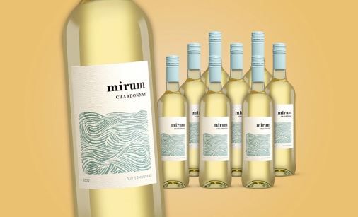 18 Flaschen Mirum Chardonnay 2022 + Gratis Kellnermesser für 84,80€ (statt 180€)