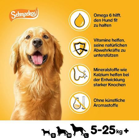 110er Pack Pedigree Hundeleckerli Schmackos Mixbox, 790g ab 5,04€ (statt 10€)