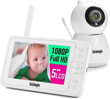 Sainlogic Video Babyphone mit 1080P Kamera + Nachtsicht für 49,99€ (statt 100€)