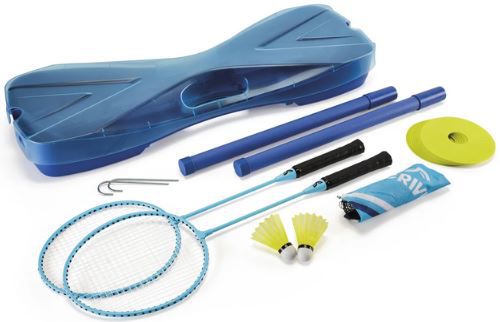 Crivit Badminton Set mit Schläger, Federbällen und Netz für 30,94€ (statt 44€)