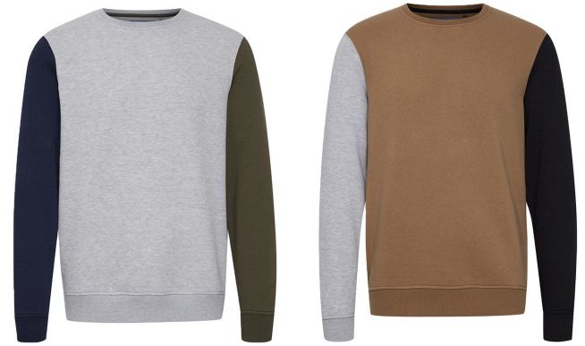 3x BLEND Lambros Colorblock Pullover für 29,37€ (statt 75€)