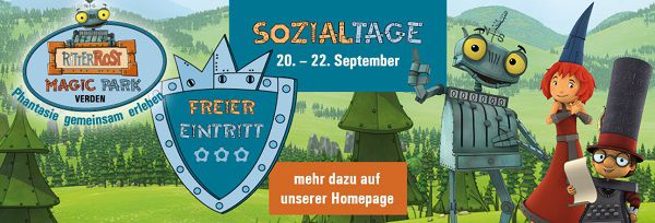 Freier Eintritt in den RitterRost Magic Park bis zum 22.9. für sozial Schwache