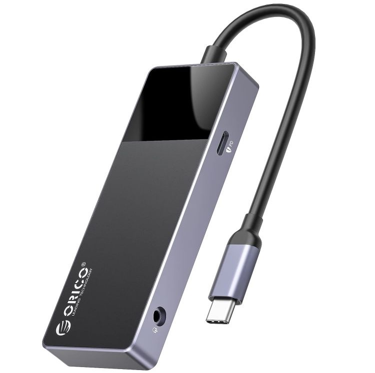 ORICO 6in1 USB C Hub mit 100W PD für 15,99€ (statt 36€)