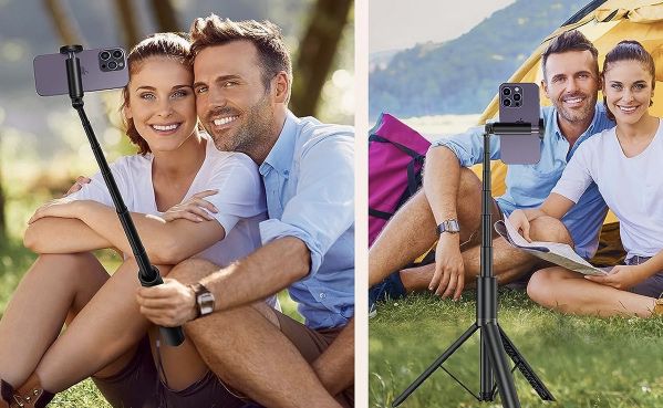 ATUMTEK 2in1 BT Selfie Stick & Stativ (140cm) für 27,99€ (statt 40€)