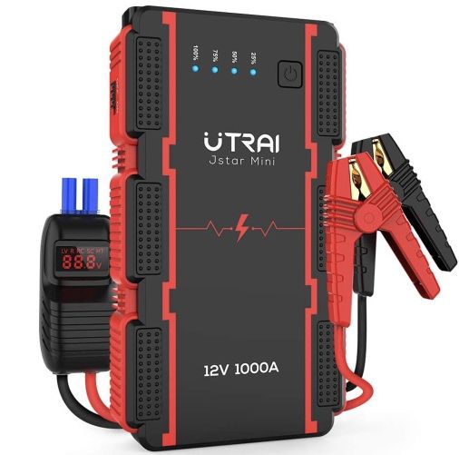 UTRAI Starthilfe & Powerbank mit 1000A & 13800mAh für 45,49€ (statt 70€)