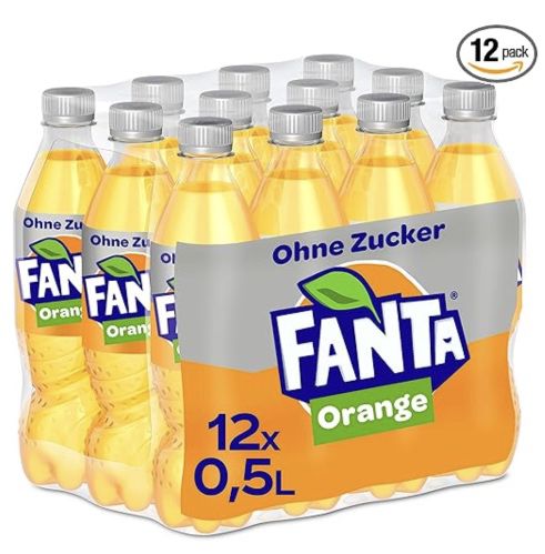 12x Fanta Zero Orange (je 500 ml) ab 7€ (statt 12€)