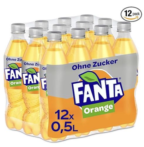 12x Fanta Zero Orange (je 500 ml) ab 9,89€ (statt 12€)