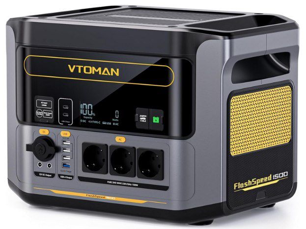 VTOMAN FlashSpeed 1500 LiFePO4 1548Wh PowerStation für 404€ (statt 515€)