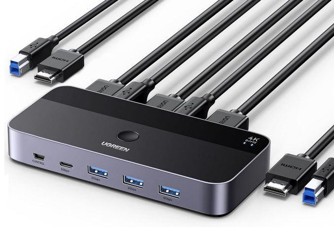 UGREEN KVM Switch mit 4K@60Hz USB 3.0 für 37,49€ (statt 50€)