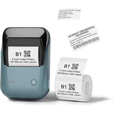 DEEPIN B1 Etikettendrucker mit App Anbindung & 1 Rolle für 23,99€ (statt 30€)