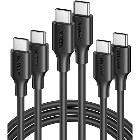 3x UGREEN USB C Kabel (1 m), 65W für 11,99€ (statt 15€)