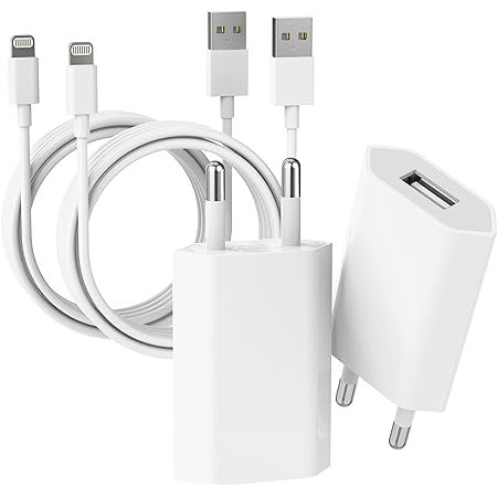 2x USB Ladegerät inkl. 2m Lightning Kabel für 5,99€ (statt 13€)