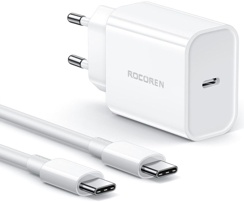 Rocoren 20W USB C Ladegerät inkl 1m Kabel für 5,99€ (statt 14€)