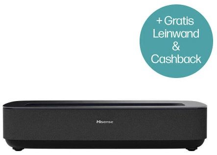 Hisense PL1SE Laser TV + Leinwand + 200€ Cashback für 1.999€ (statt 3.289€)