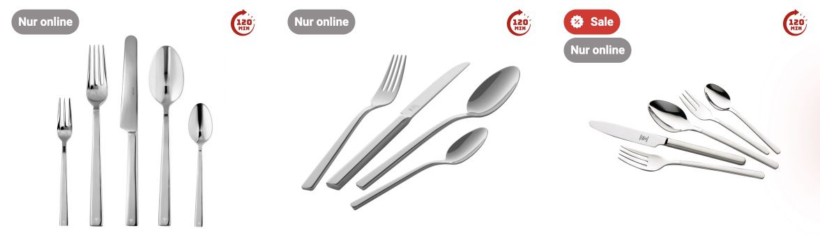 20% Extra Rabatt auf Besteck z.B. ZWILLING Besteckset für 101,94€ (statt 125€)