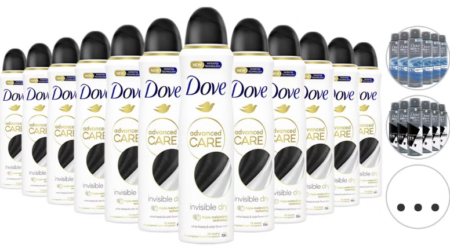 12x Dove Deo Spray, Damen & Herren, 150 ml für 28,90€ (statt 55€)