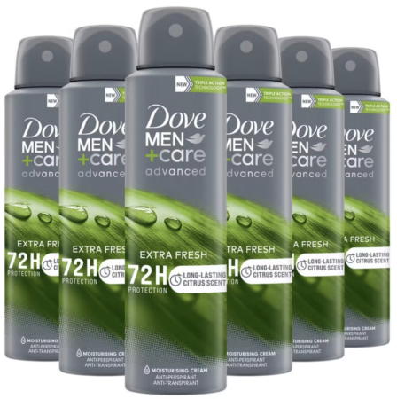 12x Dove Deo-Spray, Damen &#038; Herren, 150 ml für 28,90€ (statt 55€)