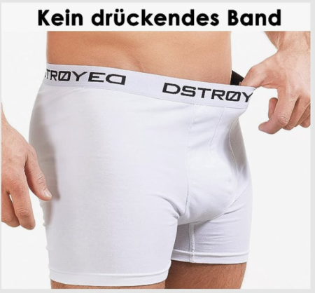 DSTROYED Boxershorts Herren 8er Pack S XXL für 24,90€ (statt 28€)