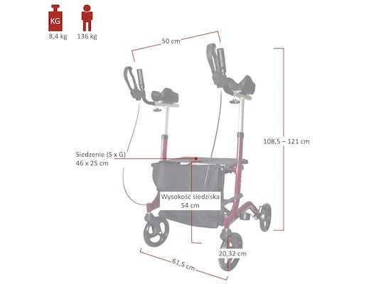 Arthritisrollator mit Tasche für 168,29€ (statt 235€)